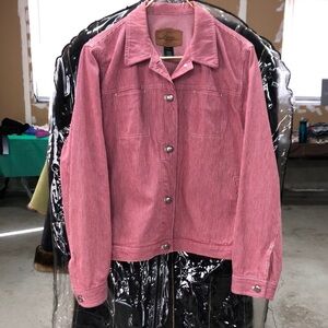 Great Plains Ralph Lauren Traditional Dry Goods Supply Co. red and white jacket